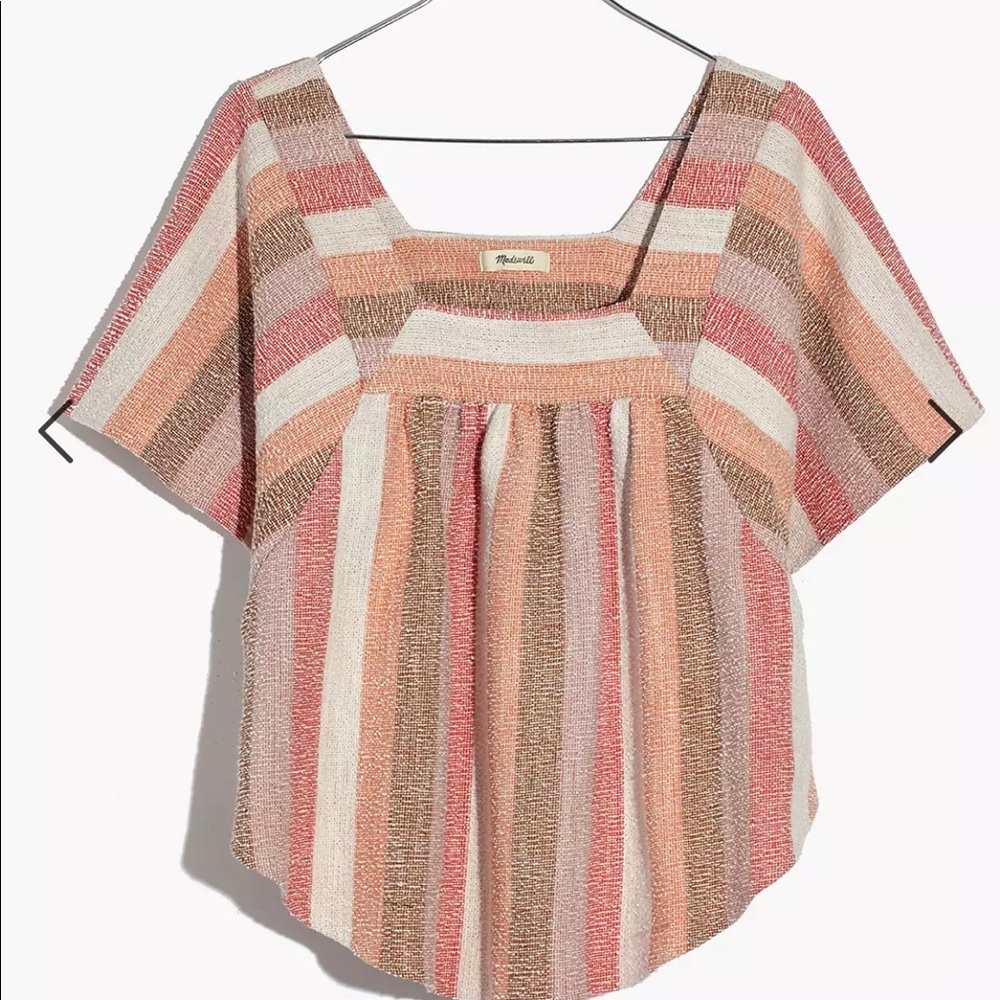 Madewell texture & thread butterfly top sherbet
